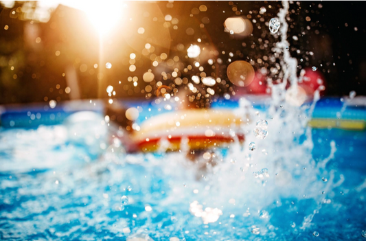 Poolside splash